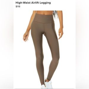 Alo Yoga  -  high waist air lift legging